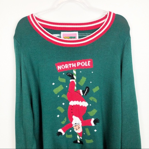 Tipsy Elves North Pole Ugly Christmas‎ Sweater XXL - Picture 3 of 7